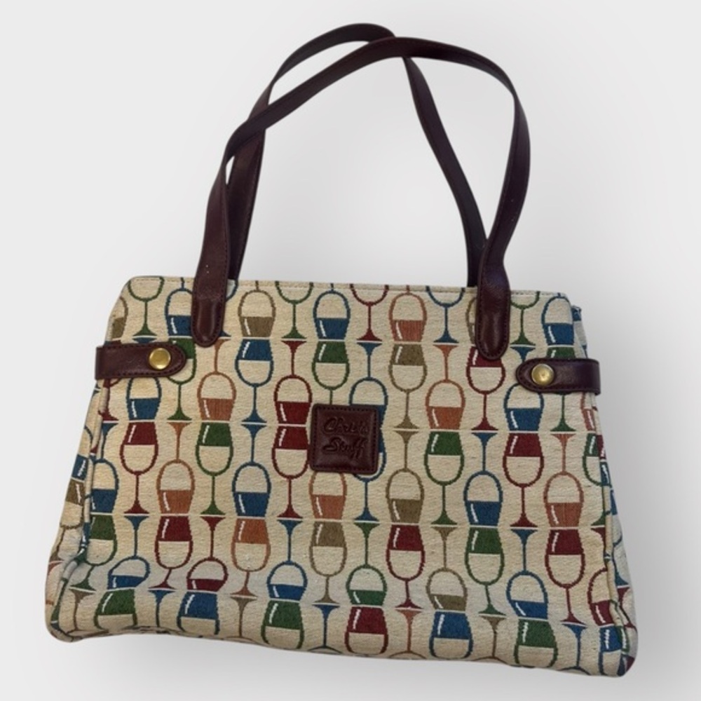 Chris's Stuff Canvas Over the Shoulder Handbag